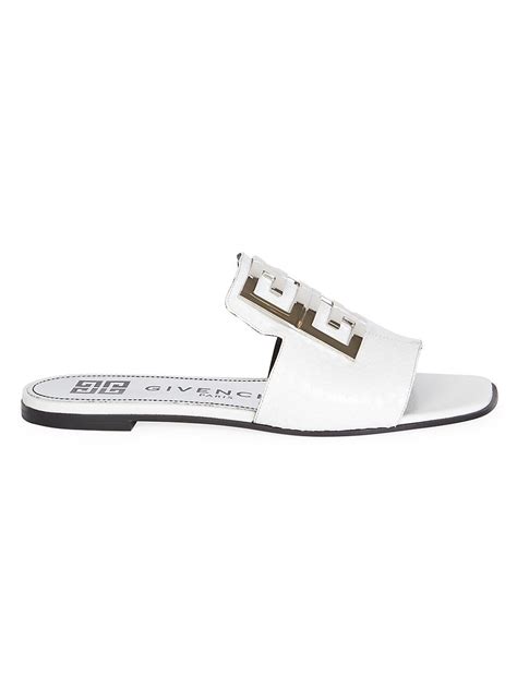 womens givenchy sandals|givenchy 4g flat sandals.